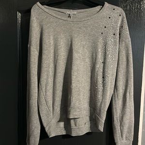 Long sleeved sparkly top